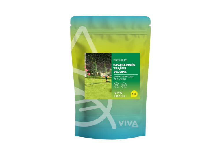 Granuliuotos PREMIUM pavasarinės trąšos vejoms, 4 kg